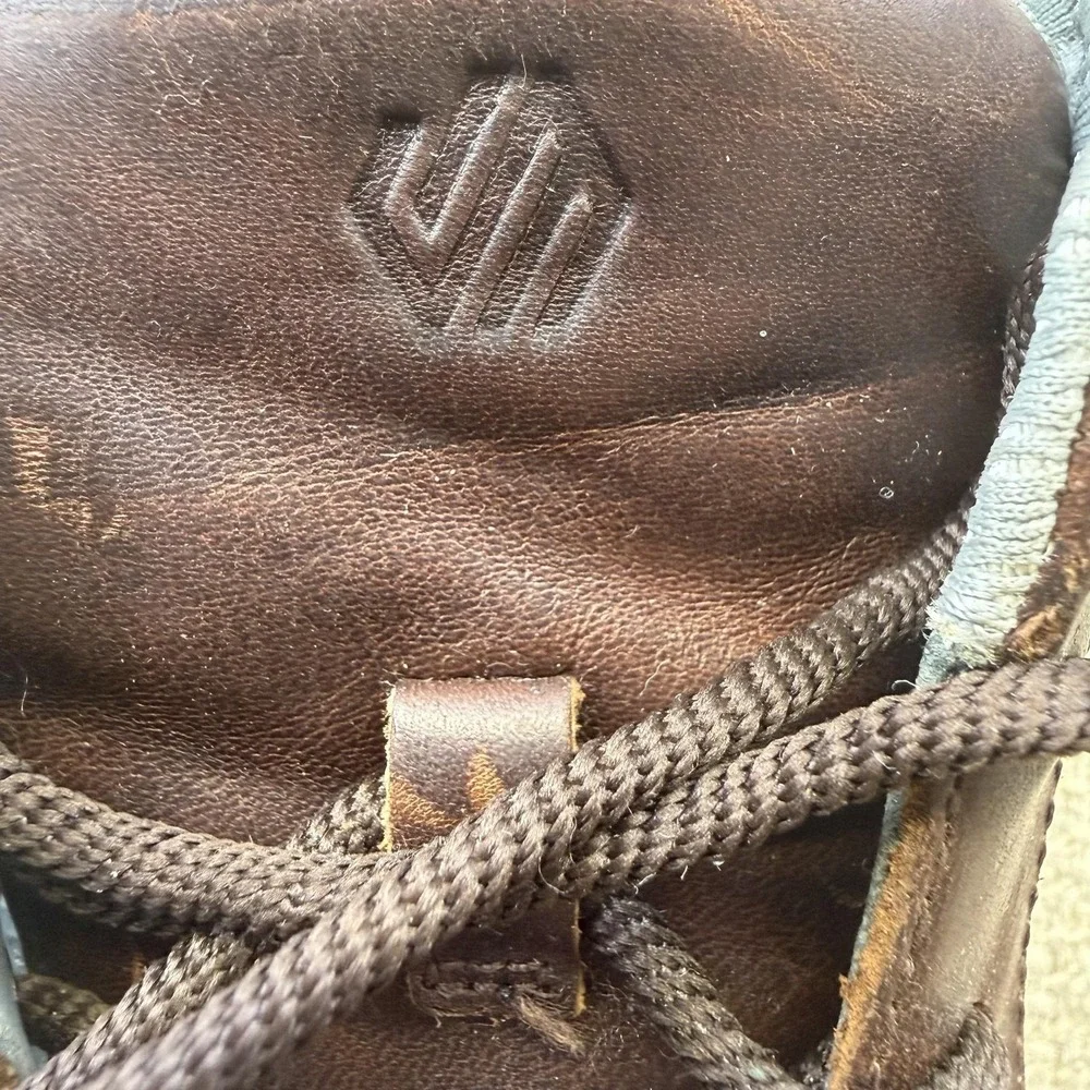 Johnston & Murphy Shoes Mens Size 12 Brown Leather Sneaker Memory Foam Casual